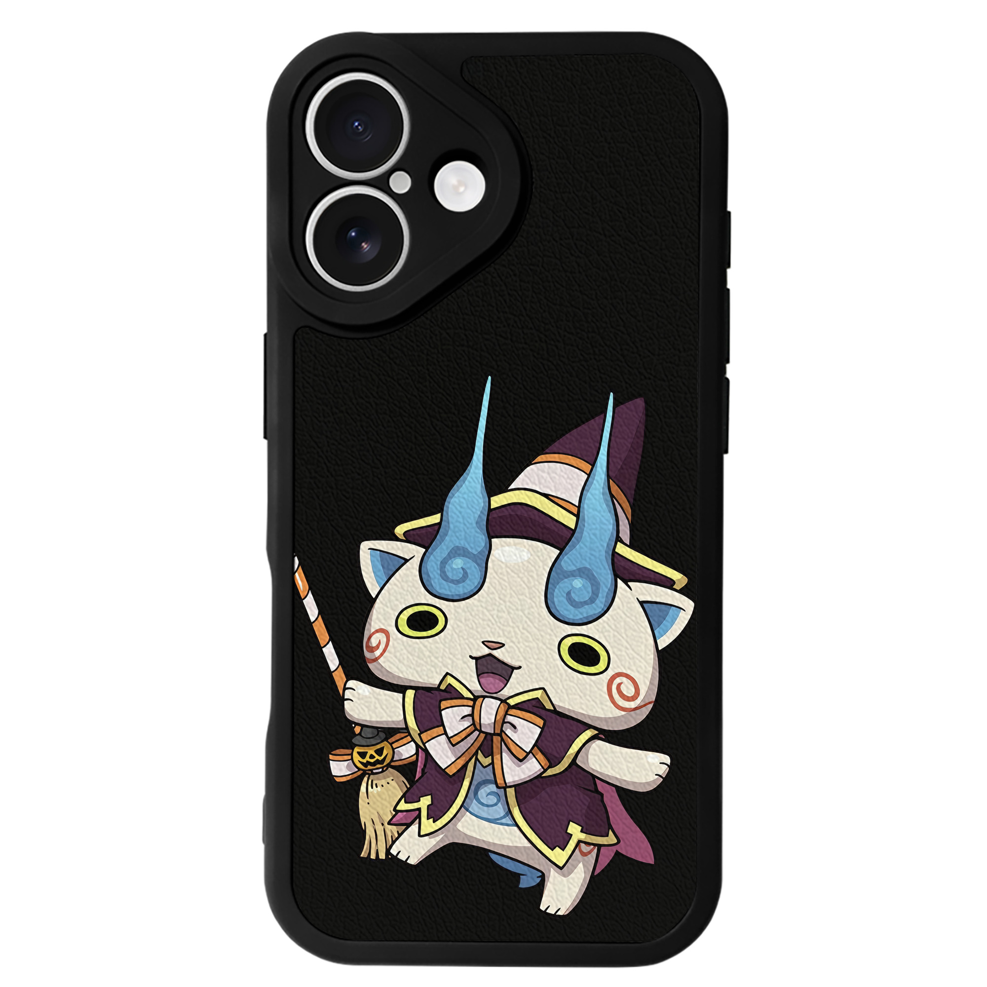 （画像用） 妖怪ウォッチ Yo-kai Watch 【iPhone 16シリーズ対応】シリコンスマホケース（レザー調） 材質：シリコン